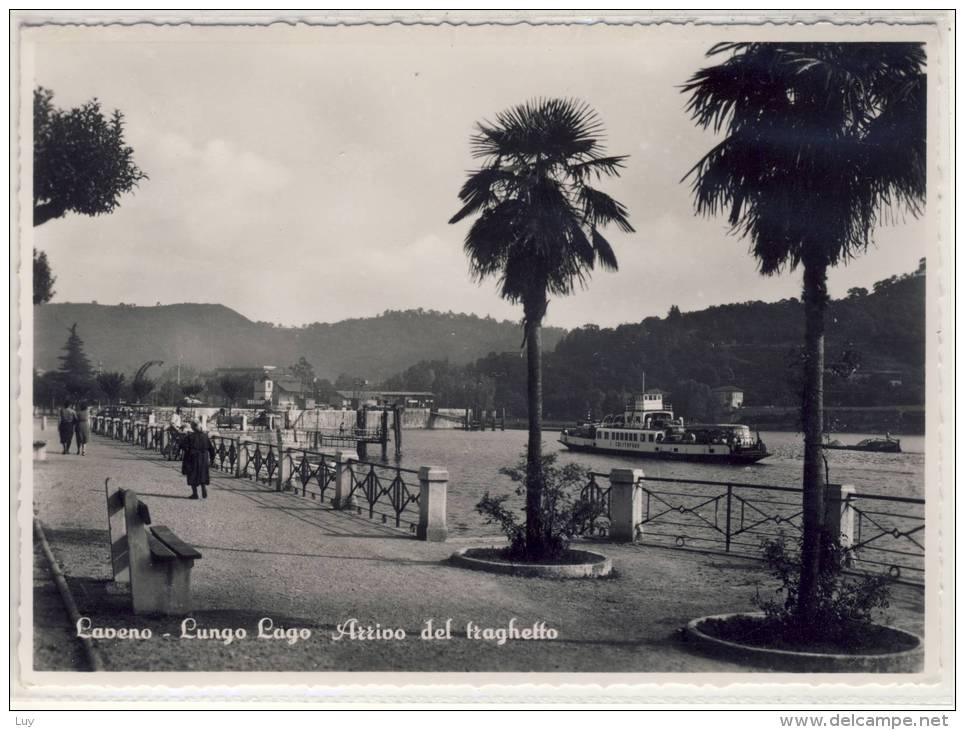 LAVENO ( Verese ) - Lungo Lago, Arrivo Del Traghetto - Altri & Non Classificati