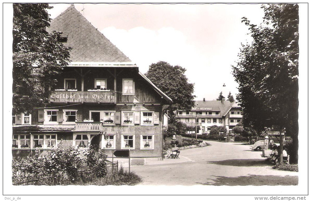 Deutschland - Saig Im Hochschwarzwald - Gasthof Zum Ochsen - 1966 - Hochschwarzwald