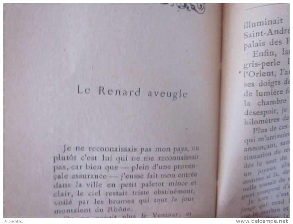 1942 petit format contes de Provence Paul Arène pour les voyageurs: lire le sommaire plus bas imprimerie Lemerre Paris