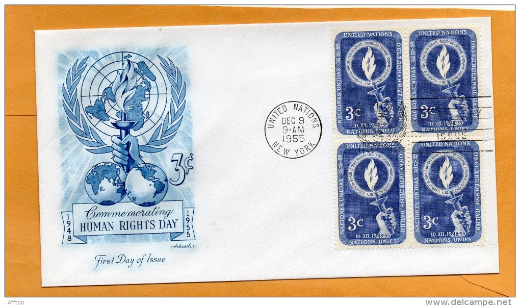 United Nations New York 1955 FDC - FDC