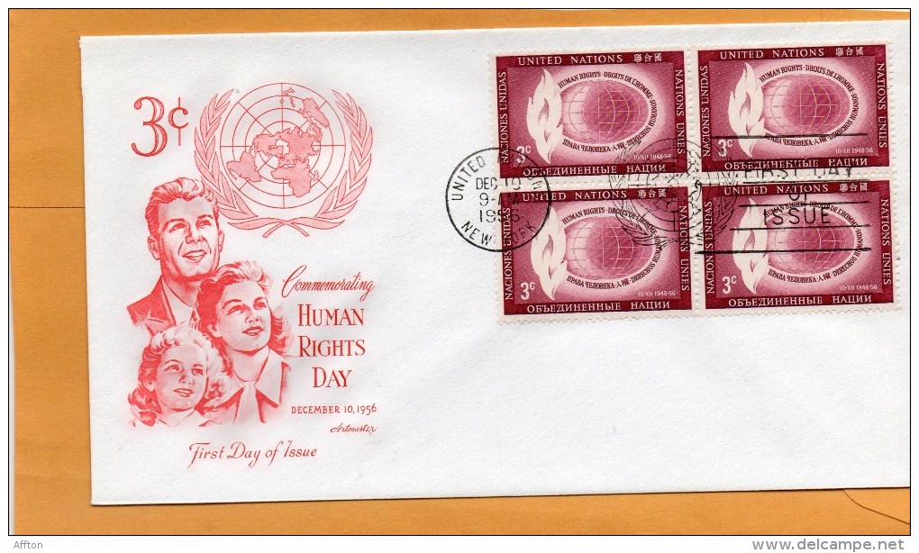 United Nations New York 1956 FDC - FDC