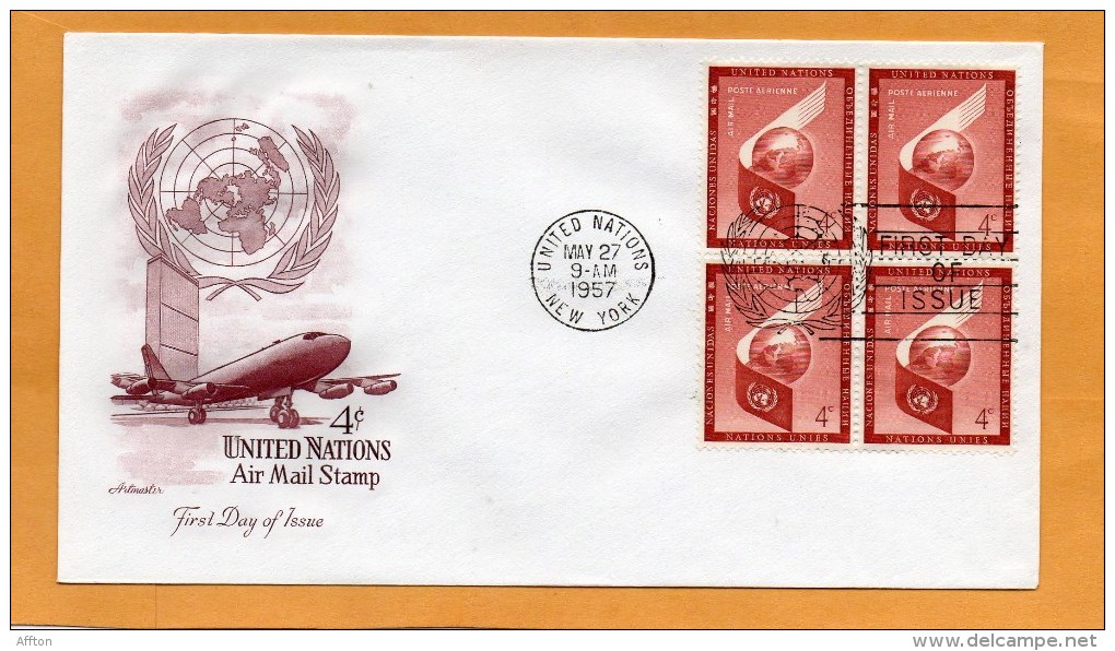 United Nations New York 1957 FDC - FDC