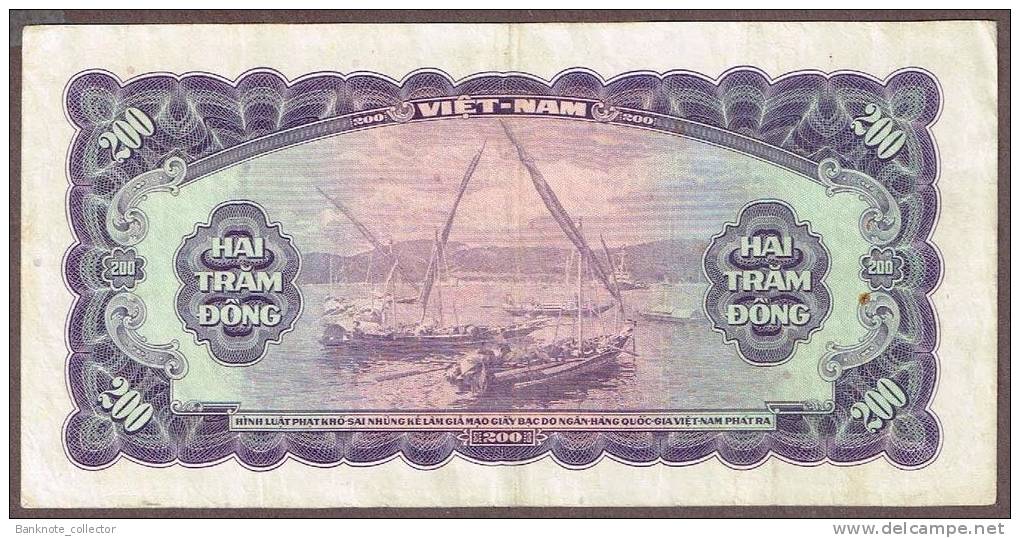 Vietnam, South - Vietnam, Pick 9 B, 200 Dong, 1958 ! - Vietnam