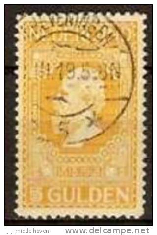 Nederland Netherlands Pays Bas (1913 Jubileumzegels) NVPH Nr 100 Gestempeld (used, Oblitere) - Gebruikt