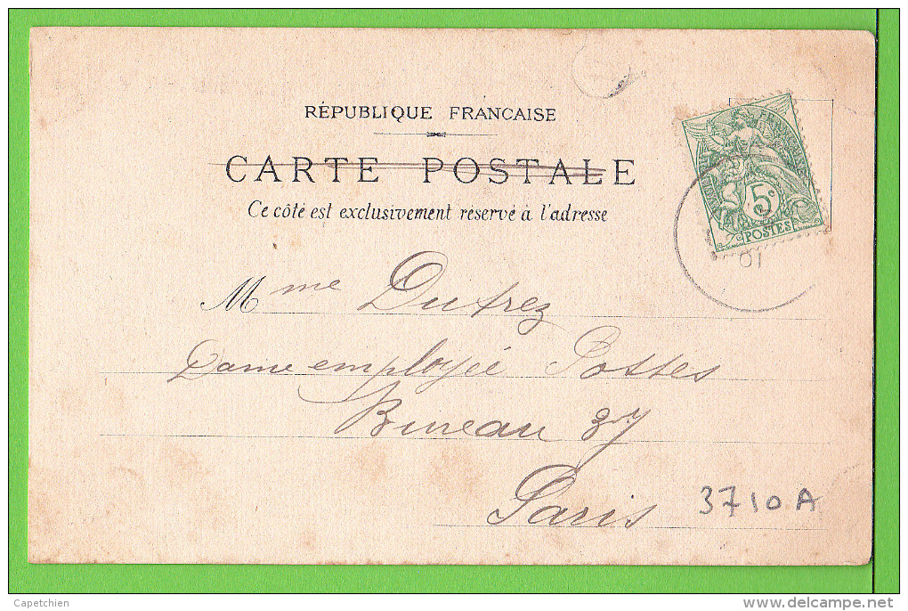 JE M'AIME !... / Carte écrite En 1901 - Autres & Non Classés