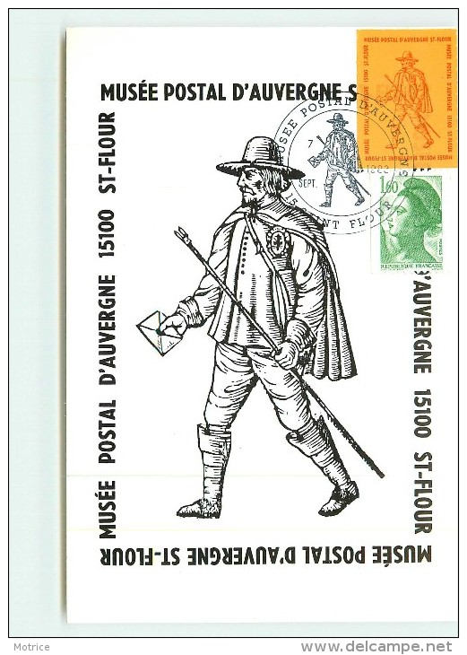 CARTE MAXIMUM - Musée Postal D'auvergne Saint Flour. - Autres & Non Classés