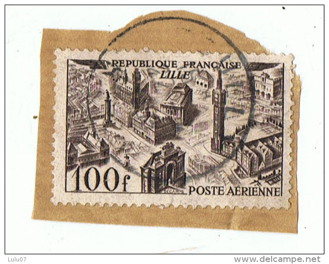 Lot   2 Timbres  100f   Poste Aérienne - Autres & Non Classés