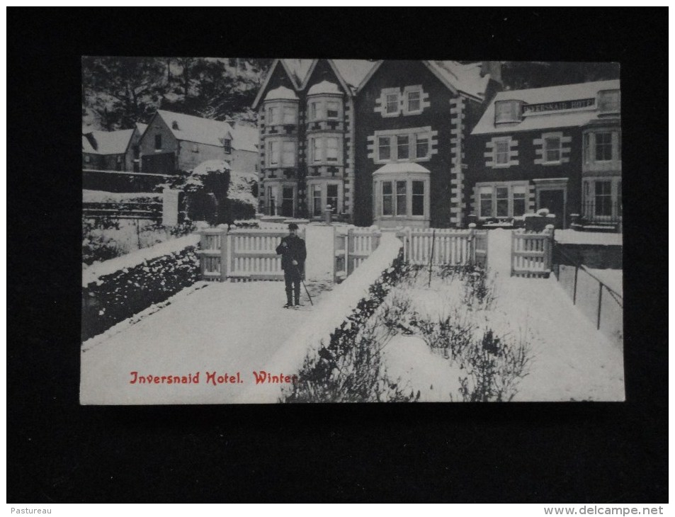 Scotland. Ecosse .Inversnald Hotel. Winter. - Dunbartonshire