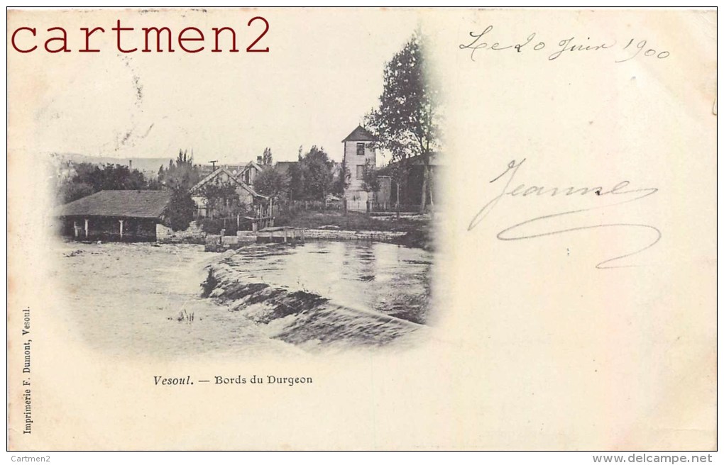 VESOUL BORDS DU DURGEON 1900 - Vesoul