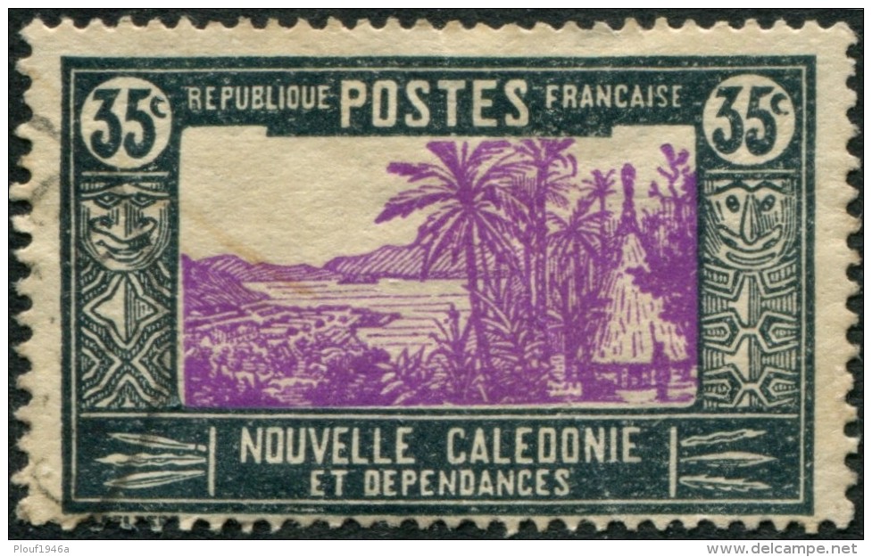 Pays : 355 (Nouvelle-Calédonie : Colonie Française)  Yvert Et Tellier N° :  147 A (o) - Oblitérés