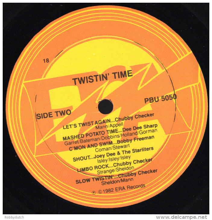 * LP *  TWISTIN' TIME - VARIOUS ARTISTS (USA 1982 EX-!!!) - Compilaties