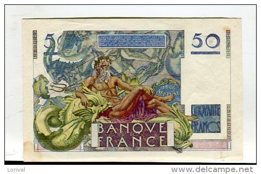 Billet 50 Francs Le Verreir 2-10-1947 - 50 F 1946-1951 ''Le Verrier''