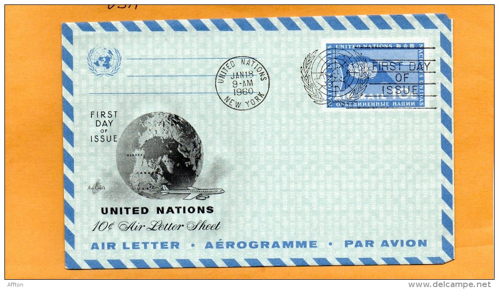 United Nations New York 1960 FDC - FDC