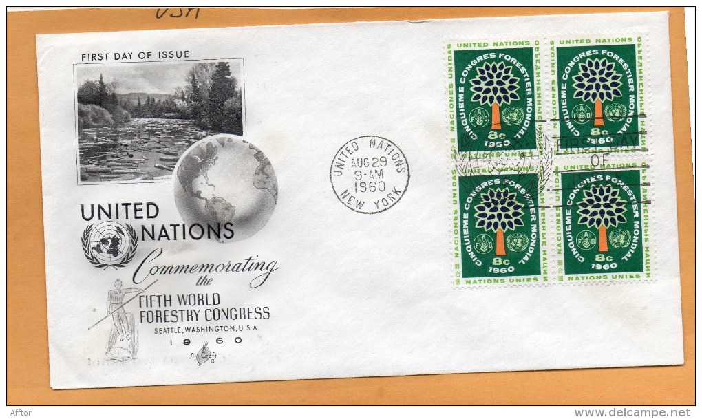 United Nations New York 1960 FDC - FDC