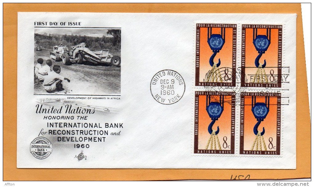 United Nations New York 1960 FDC - FDC