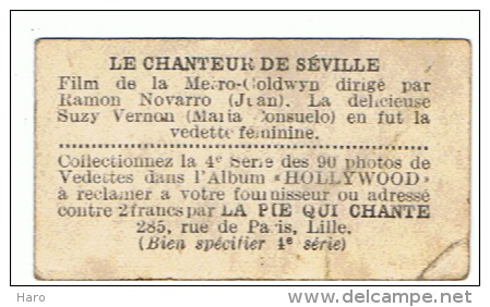 Lot De 12 Chromos - Série "HOLLYWOOD" De  " La Pie Qui Chante" Vedettes De Cinema, Film,...N°, Voir Descriptif (Fr14) - Other & Unclassified