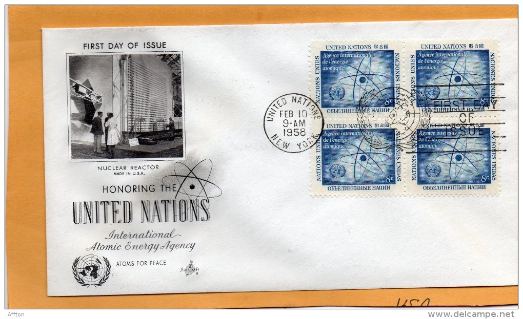 United Nations New York 1958 FDC - FDC