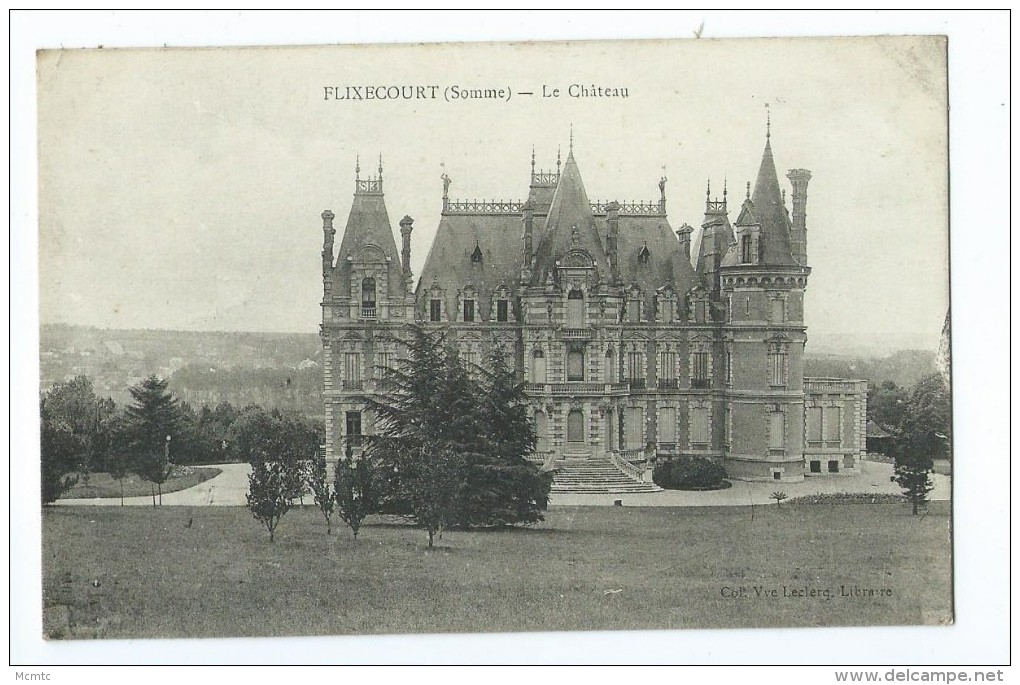 CPA - Flixecourt - Le Château - Flixecourt