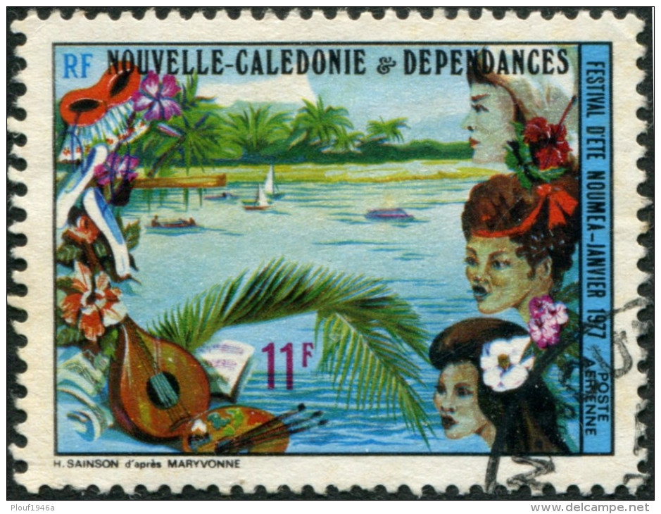 Pays : 355,1 (Nouvelle-Calédonie : Territoire D'Outremer)  Yvert Et Tellier N° : Aé  176 (o) - Used Stamps