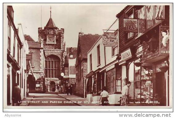 ROYAUME UNI - RYE - Lion Street And Parish Church Of St Mary - D11 12 - Rye