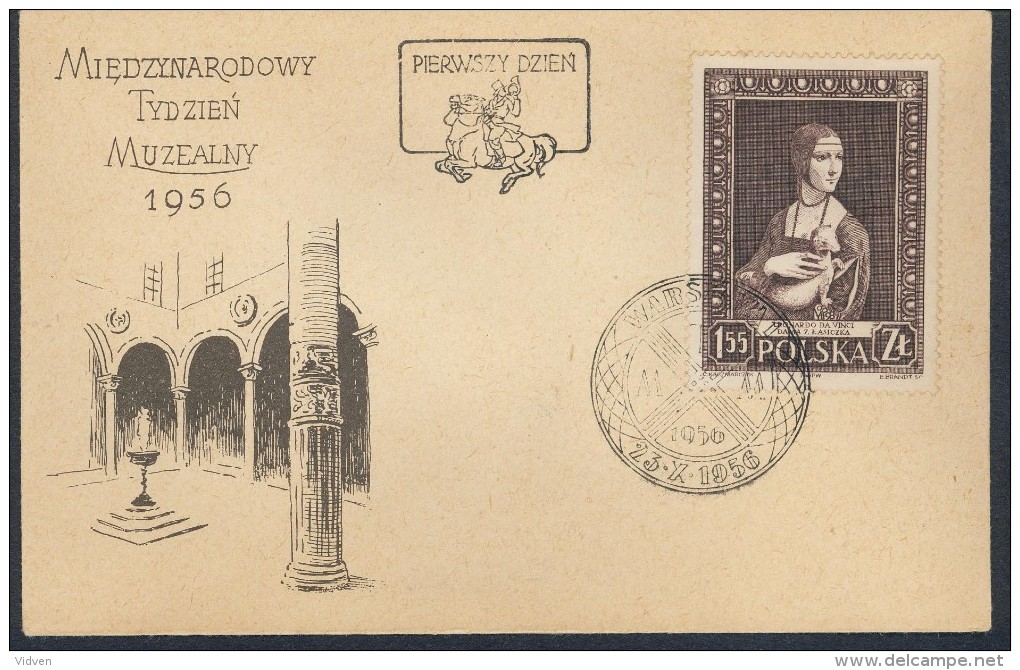 Poland First Day Cover 1956 - Airplanes