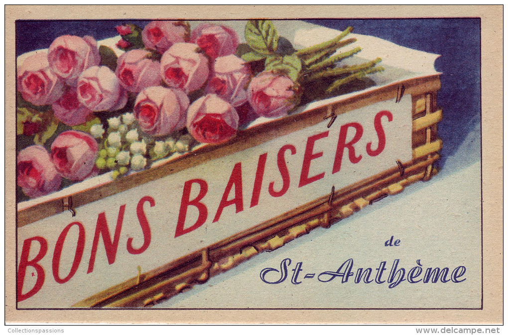 63 - PUY DE DÔME - St Anthème - Bons Baisers De St Anthème - - Autres & Non Classés