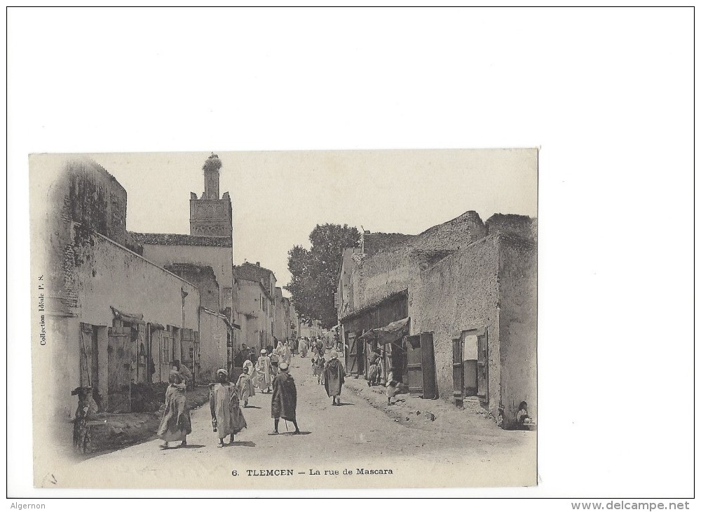 9128 - Tlemcen La Rue De Mascara - Tlemcen