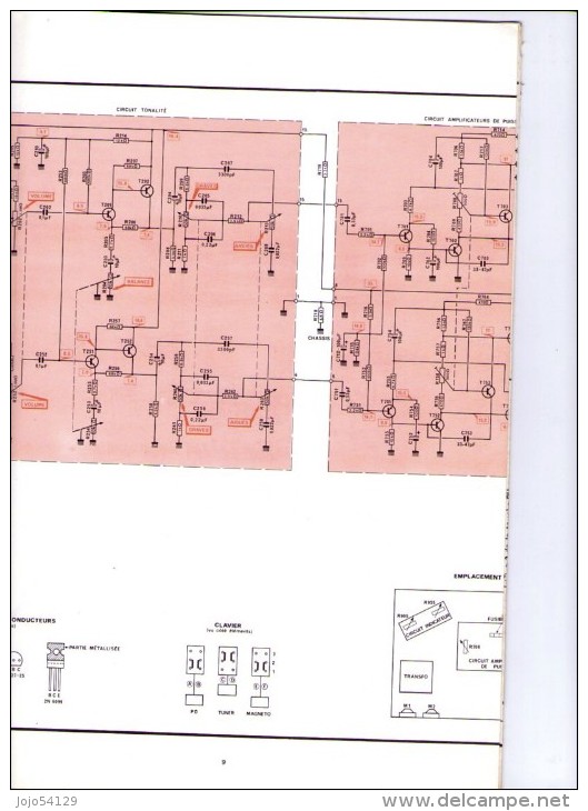 CONTINENTAL EDISON - Chaîne Compacte Stéréophonique CA 9533 - Other Plans