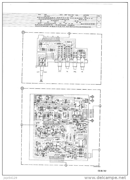 PHILIPS - Stéréo Radio Recorder D 8614 - Service Manual - Other Plans