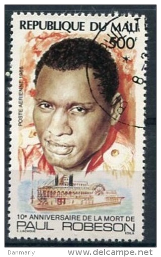 Mali Poste Aérienne  Y&T N°513 : Paul Robeson - Chanteurs