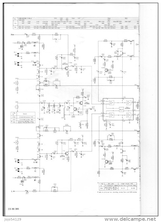 PHILIPS - Stéréo Radio Recorder D 8444 - Service Manual - Andere Pläne