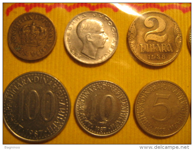 Yugoslavia 21 Different Coins - Yugoslavia