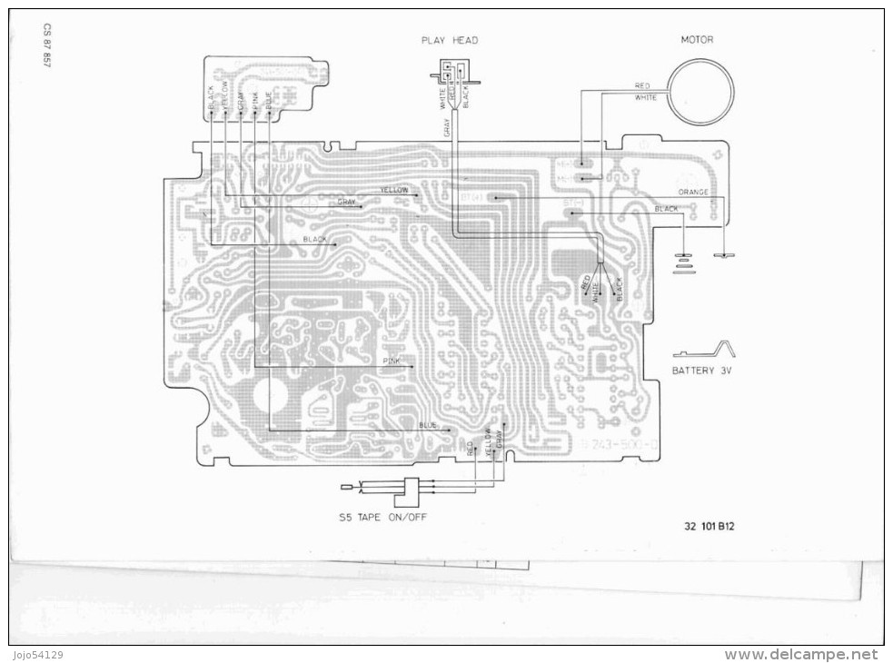 PHILIPS - Stéréo Radio Cassette Recorder D 6638 - Service Manual - Andere Pläne