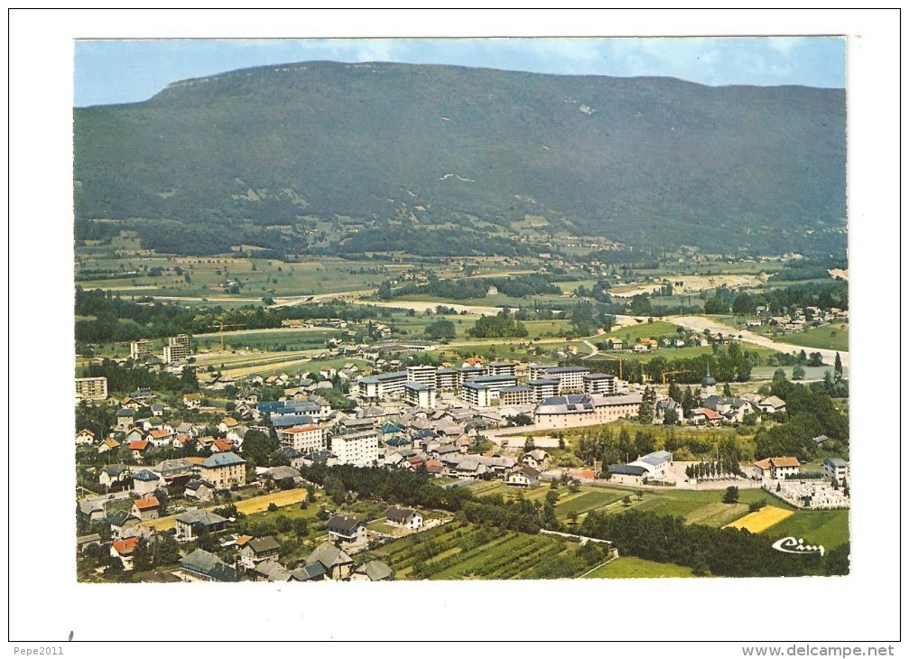 CSM  73 - Savoie : La Motte Servolex : Vue Générale Aérienne . En Fond Montagne De L'Epine - La Motte Servolex