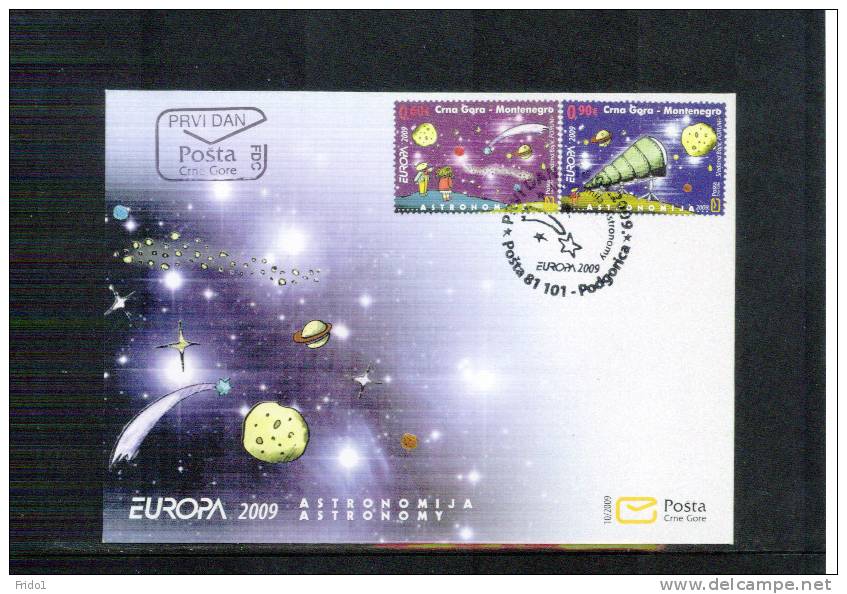 Montenegro 2009 Europa Cept Satz / Set FDC - 2009