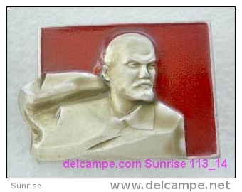 V.I. Lenin Russia Revolutionist, Scientist, Communist, Leader Soviet People / Soviet Badge 119_14_5442 - Personnes Célèbres