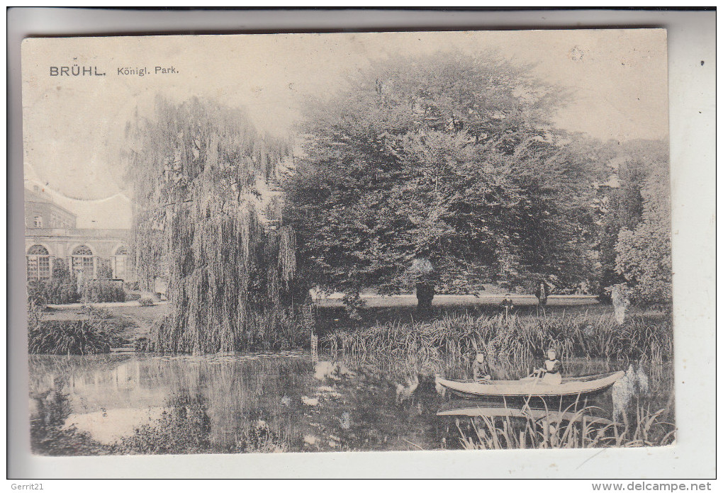 5040 BRÜHL, Königl. Park, 1908 - Bruehl