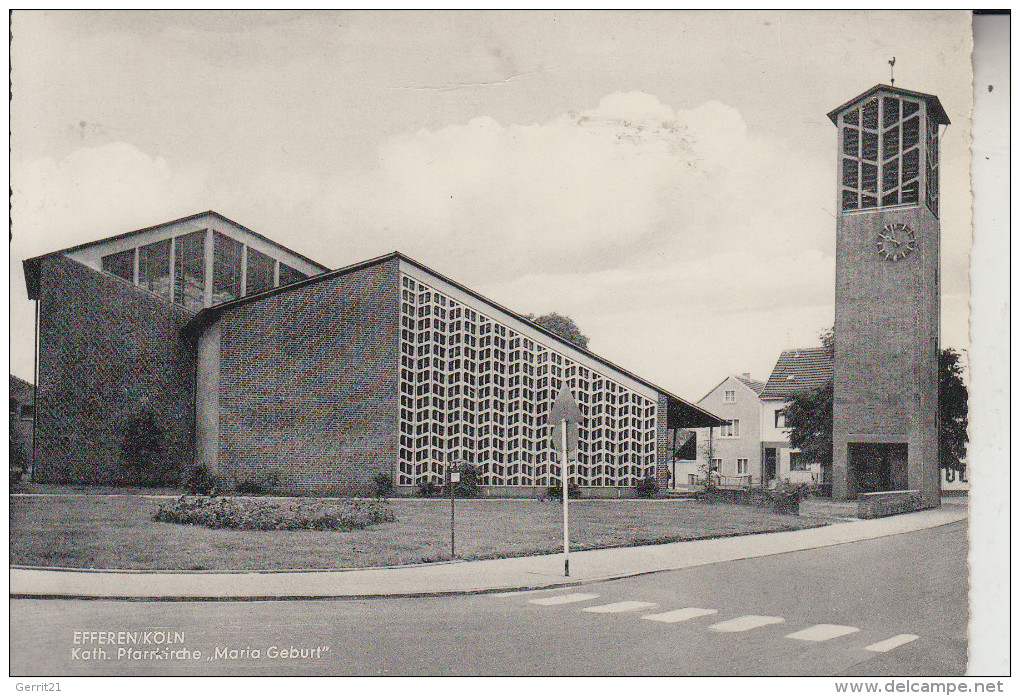 5030 HÜRTH - EFFEREN, Kath. Pfarrkirche Maria Geburt - Huerth