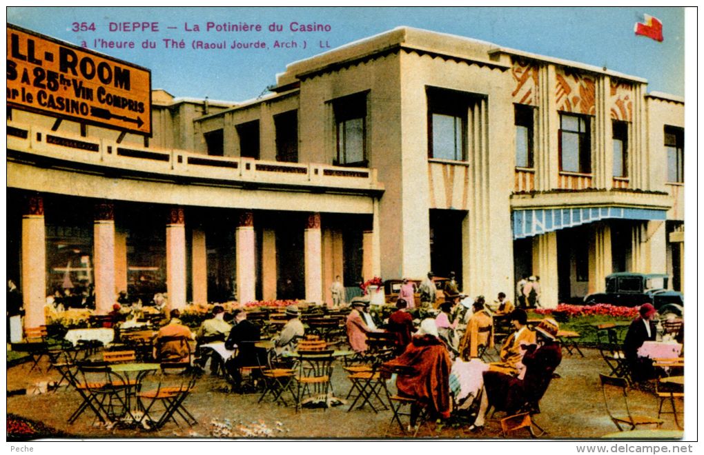 N°36838 -cpa Dieppe -casino- - Casinos