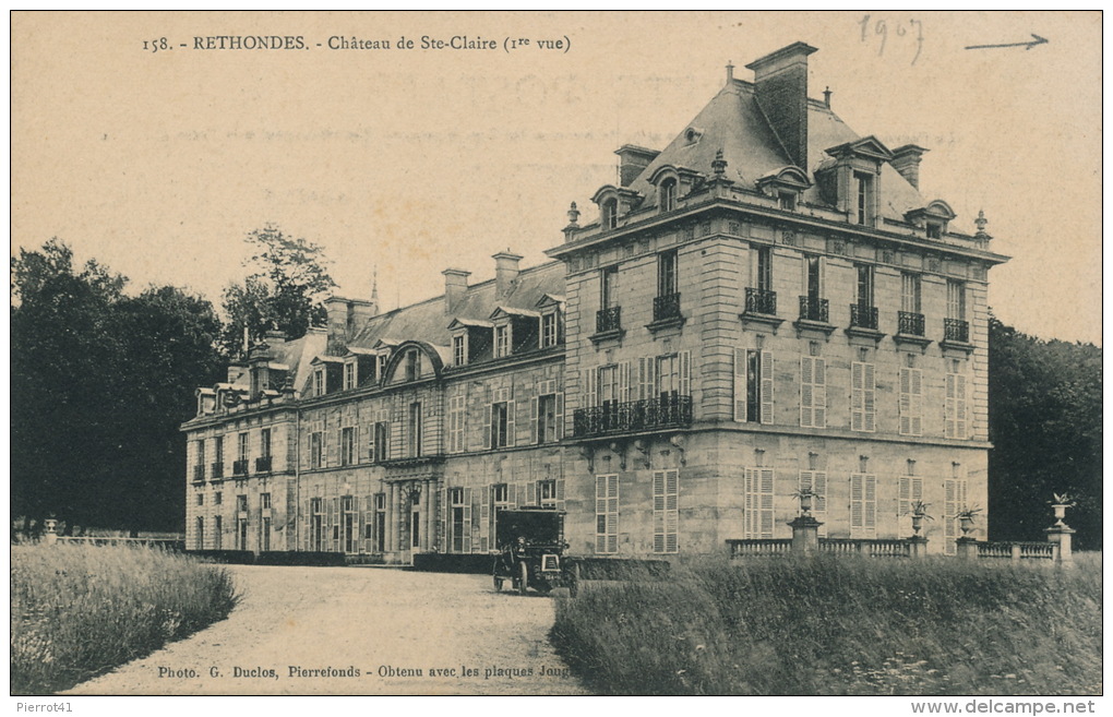 RETHONDES - Château De Sainte Claire (automobile) - Rethondes