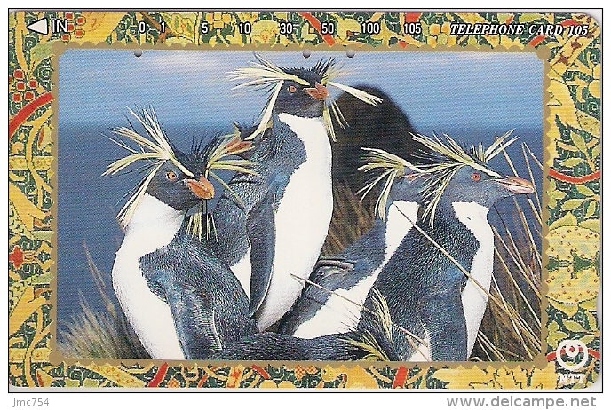 Télécarte Japonaise. Animaux.  Pingouin Et Manchot - Pinguine