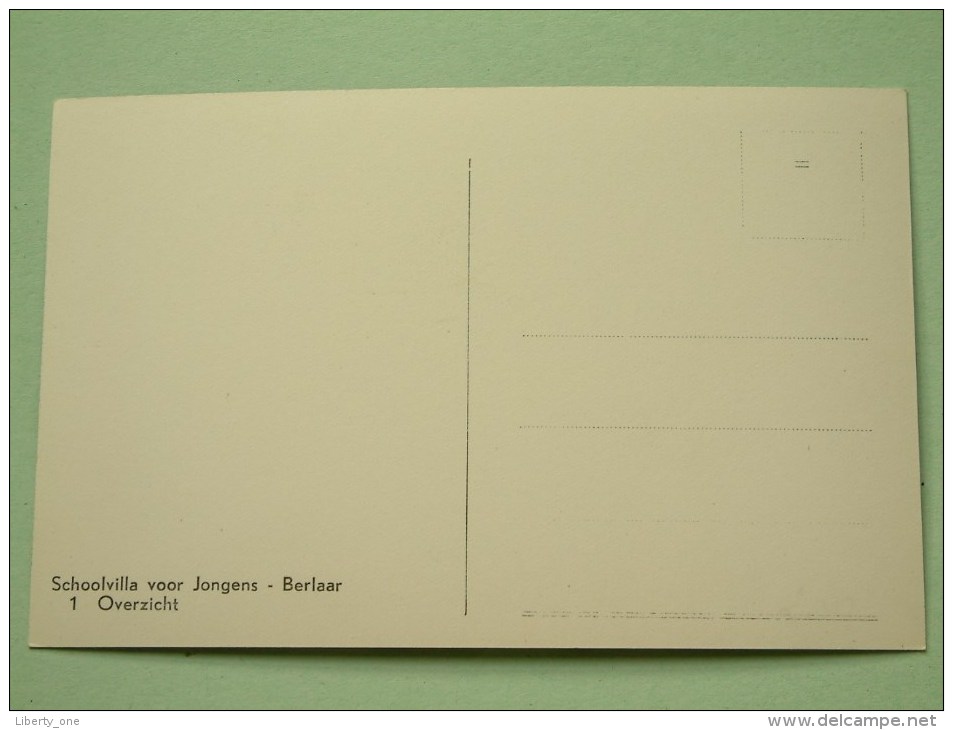 Schoolvilla Voor Jongens Berlaar / Katholieke Schoolkolonies ( 1 Overzicht ) Anno 19?? ( Zie Foto Voor Details ) !! - Berlaar