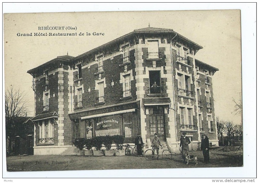 CPA - Ribécourt - Grand Hôtel Restaurant De La Gare - Ribecourt Dreslincourt