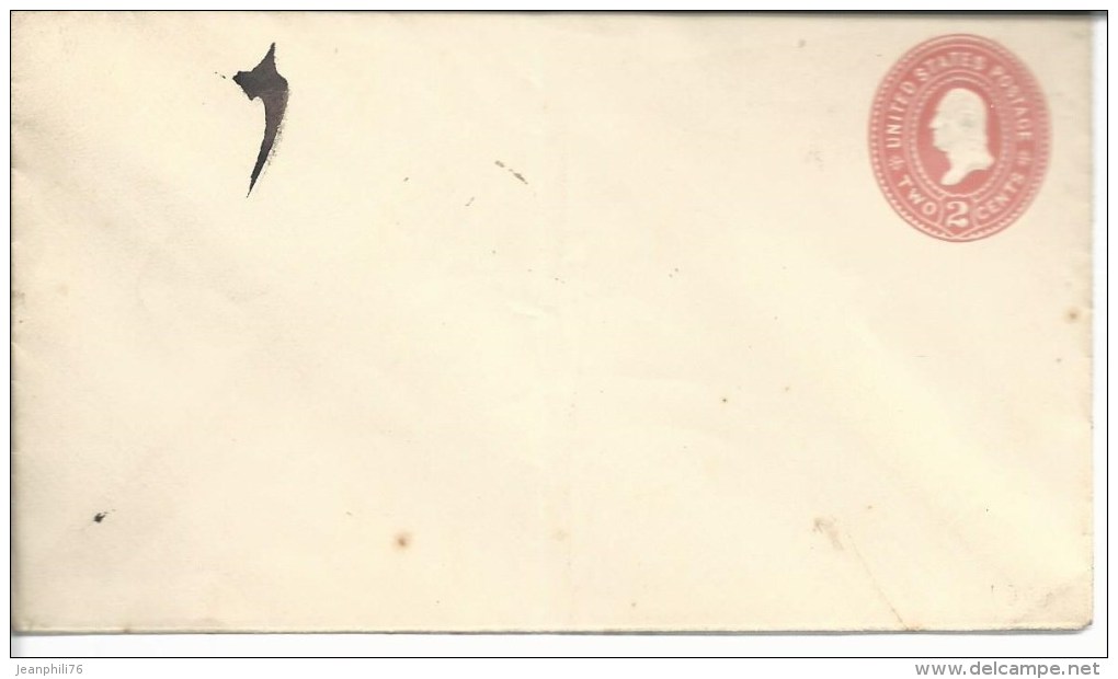 Etats-unis Entier Postal 2cents - 1901-20