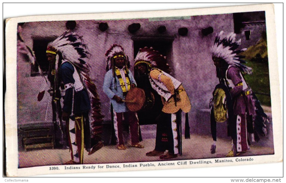 ETNISCH  10 Indian Chief   Indian Pueblo  Colorado  Indian Village   Basket Maker  Hopi  Guest Hous Sobota San Jacinto - Indianer