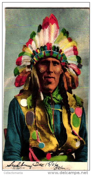 ETNISCH    1 PC  Indian Chief      1906 - Indiaans (Noord-Amerikaans)