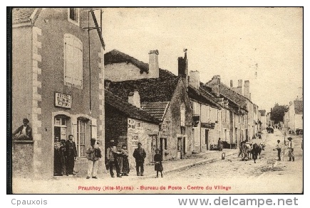 PRAUTHOY Bureau De Poste - Centre Du Village (Poste, Vache) - Prauthoy