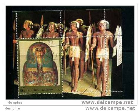FUJEIRA Ancient Egypt Souvenir Sheet  MNH - Egyptology