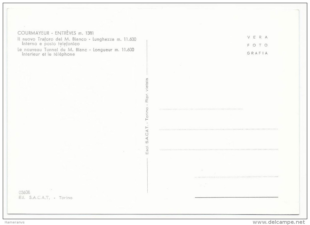 Courmayeur - Il Nuovo Traforo Del Monte Bianco - H1681 - Altri & Non Classificati