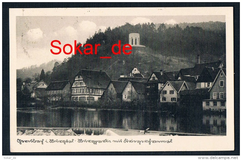 AK Gernsbach 1941, Murgstal, Kriegerehrenmal, Kreis Rastatt, Baden-Württemberg - Gernsbach